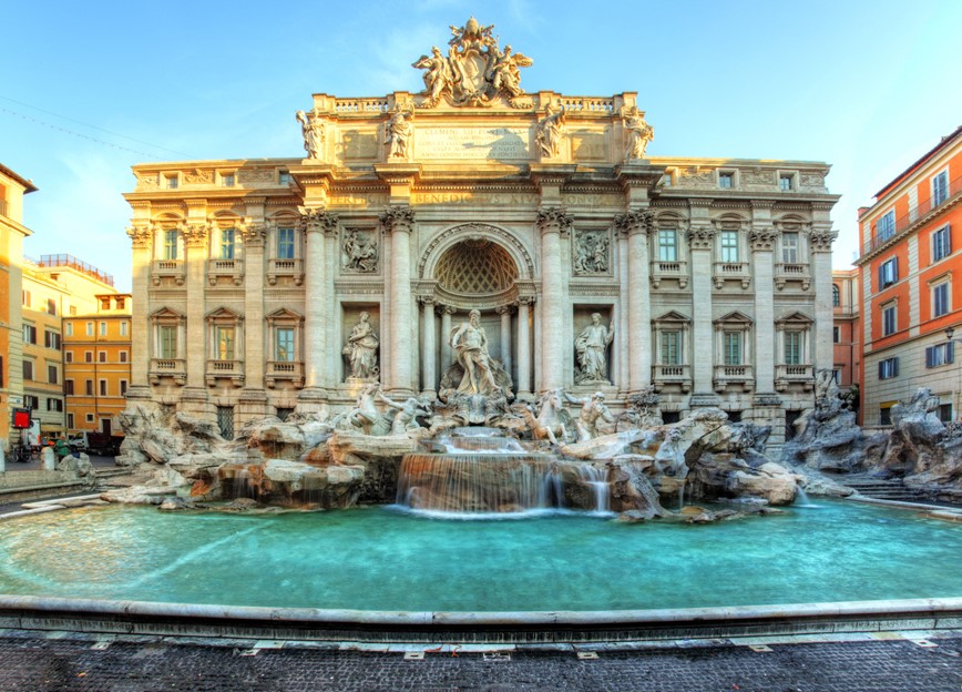 ANCORA, Itálie, Fontana di Trevi v Římě