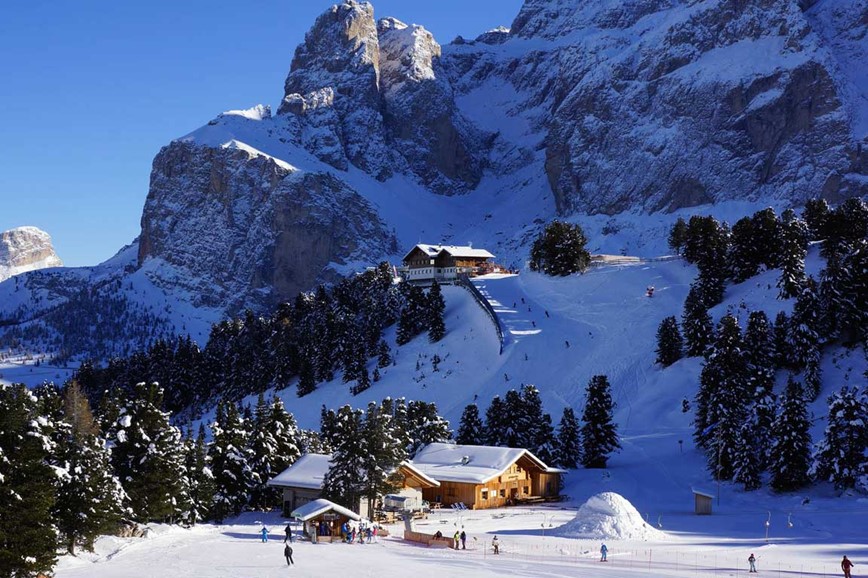 ANCORA, Itálie, italské Alpy v zimním období
