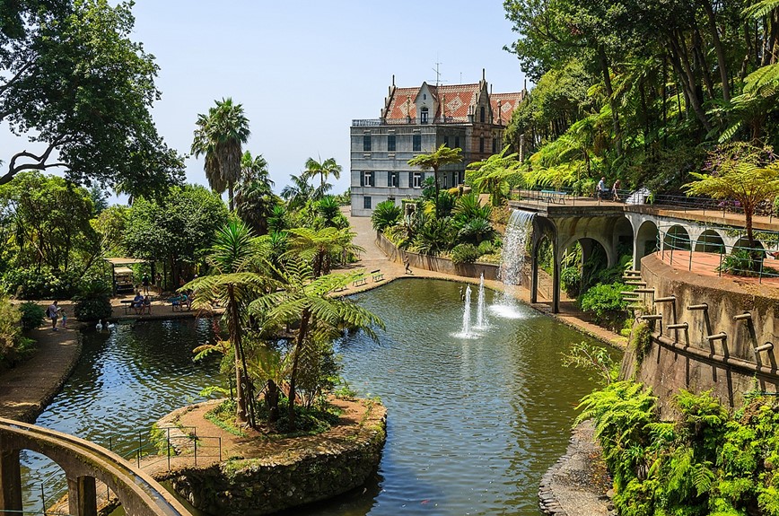 ANCORA Portugalsko Madeira Jardim Tropical Monte Palace botanická zahrada